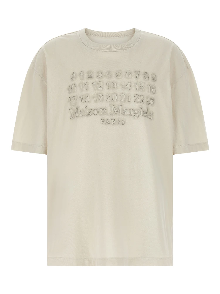 Beige Cotton T-Shirt