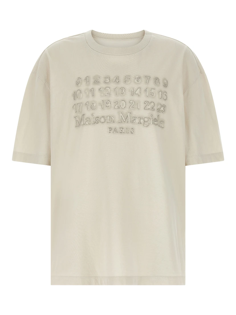 Beige Cotton T-Shirt