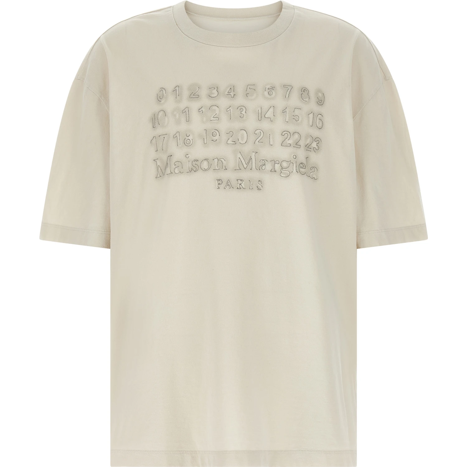 Beige Cotton T-Shirt