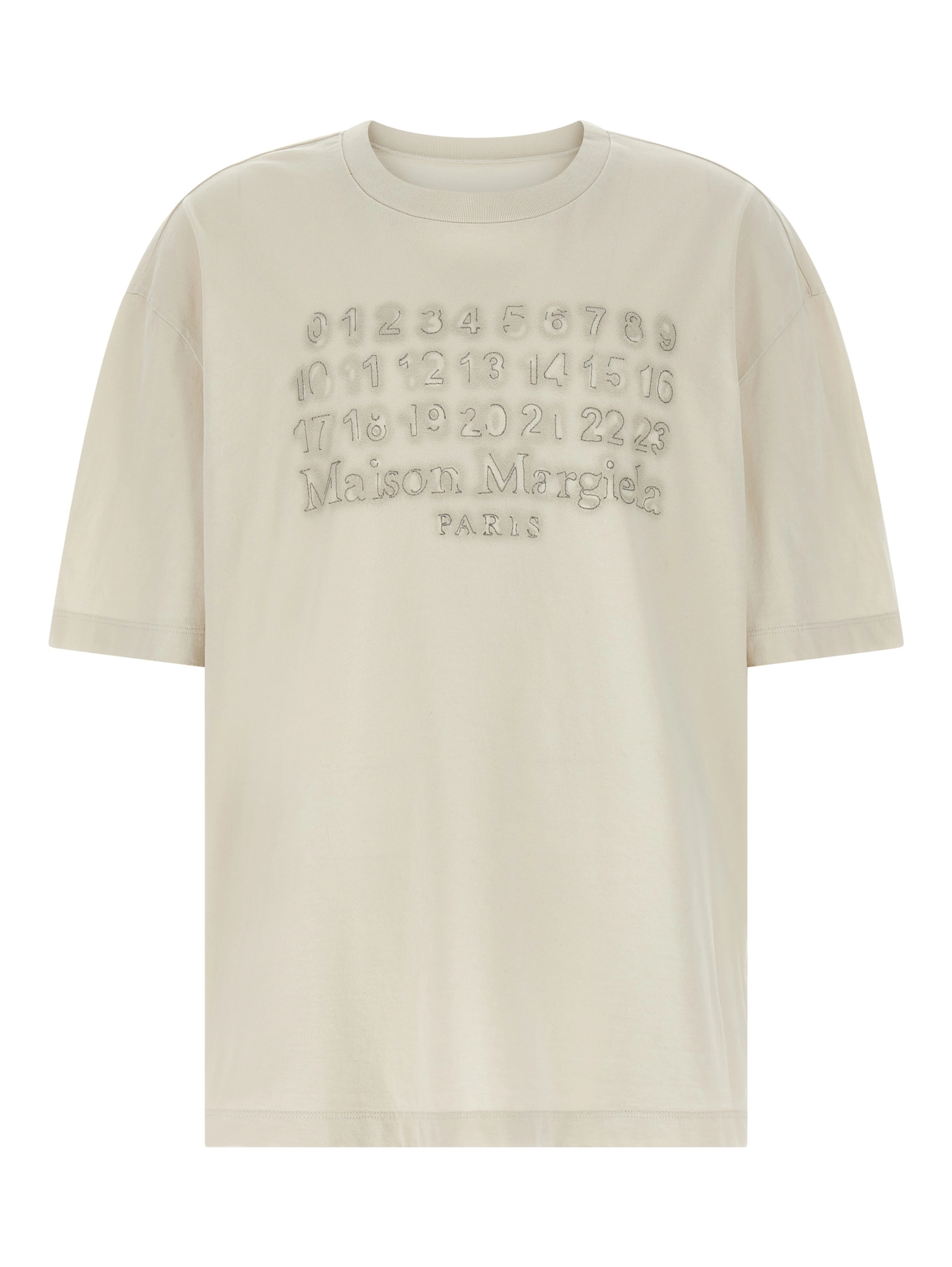 Beige Cotton T-Shirt