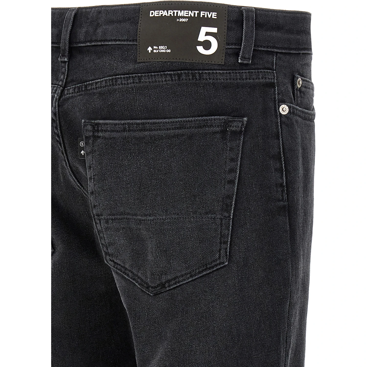 Black Cotton Jeans Denim