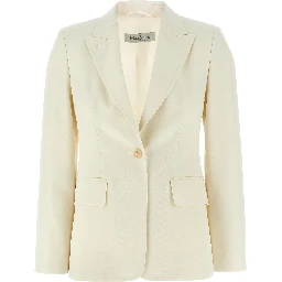 White Virgin Wool Blazer