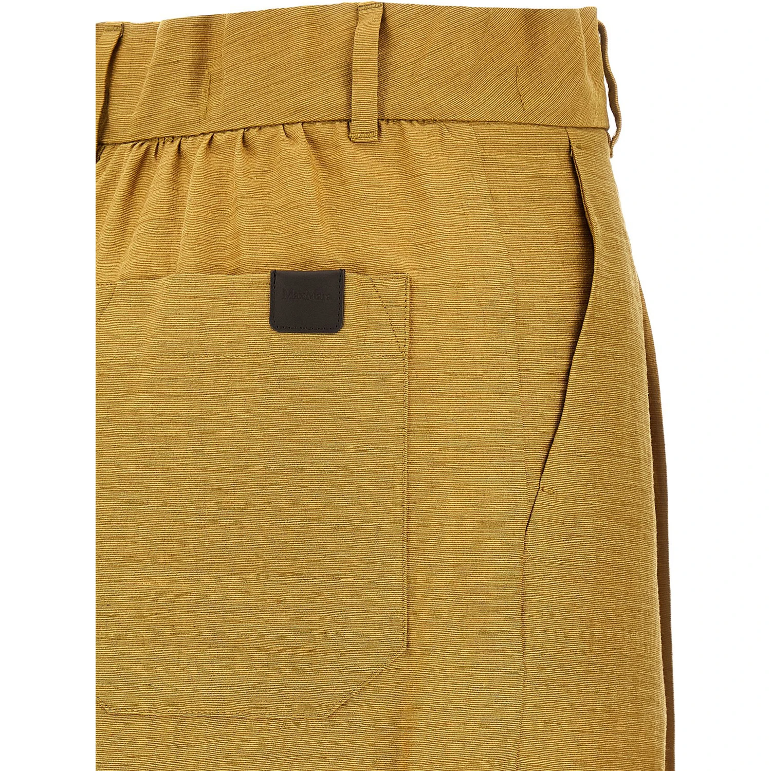 Gold Fluorofiber Dress Pants