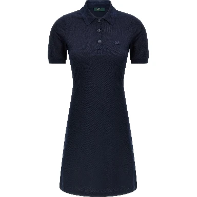 Blue Cotton Short Dress