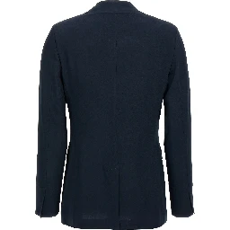 Blue Viscose Blazer