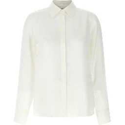 White Silk Blouse