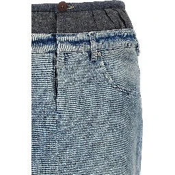 Multicolor Cotton Mini Skirt