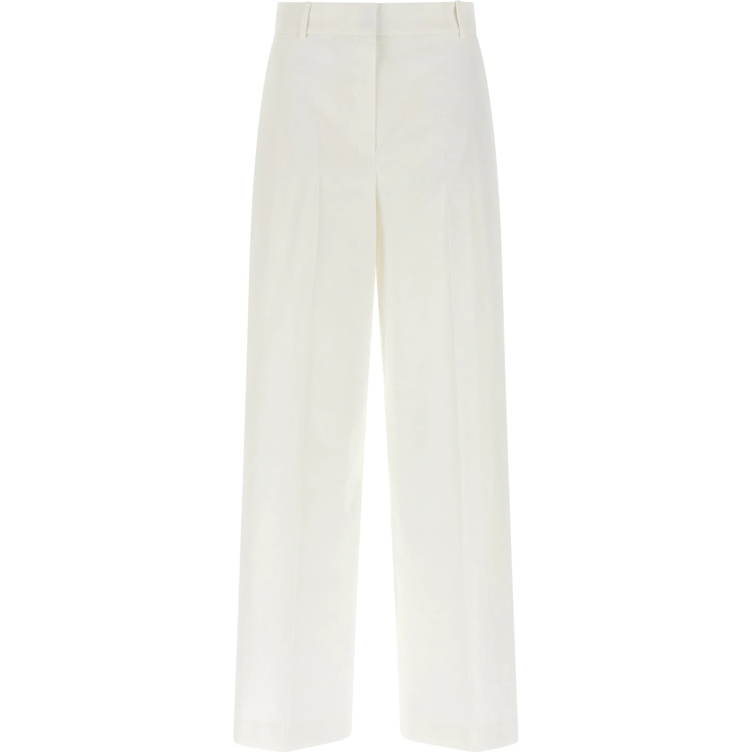White Linen Casual Pants