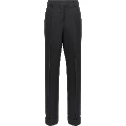 Black Viscose Dress Pants