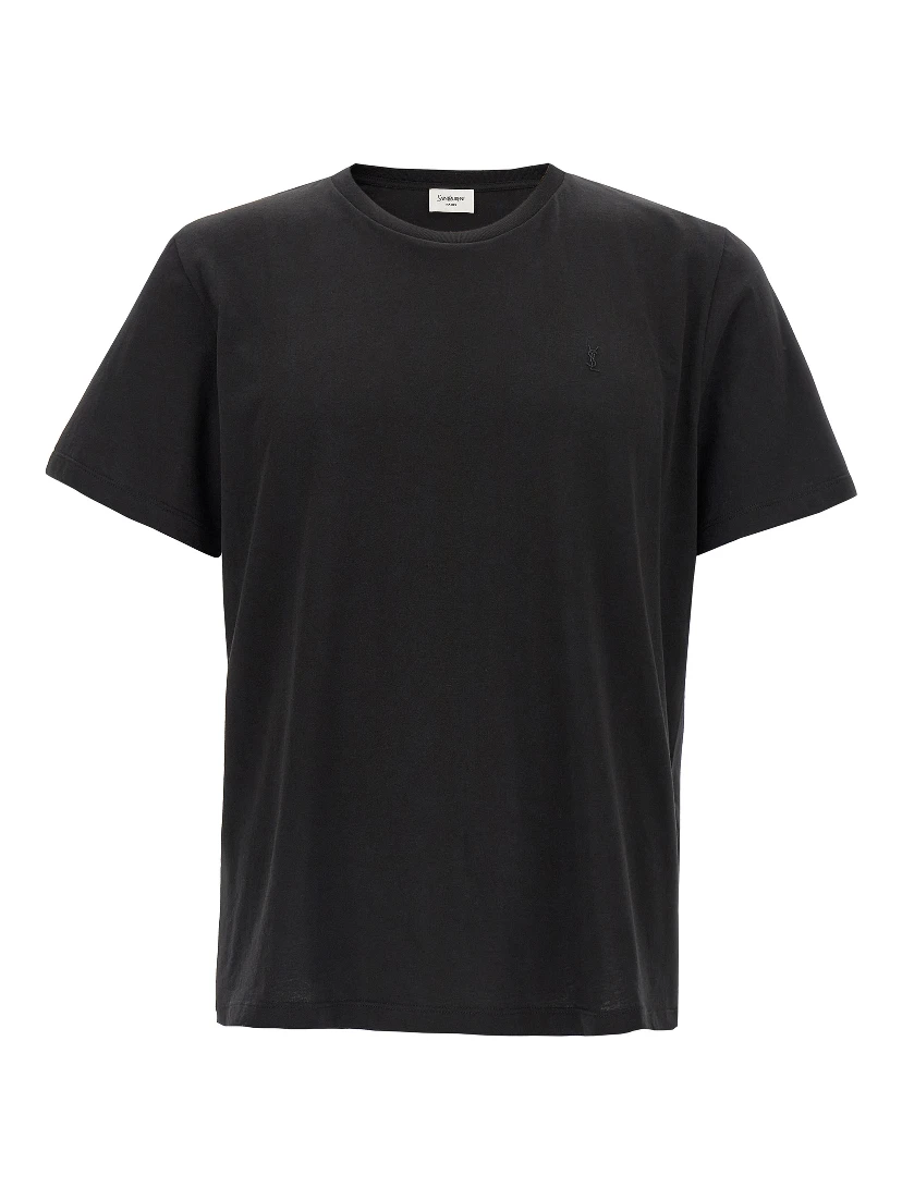 Black Cotton T-Shirt