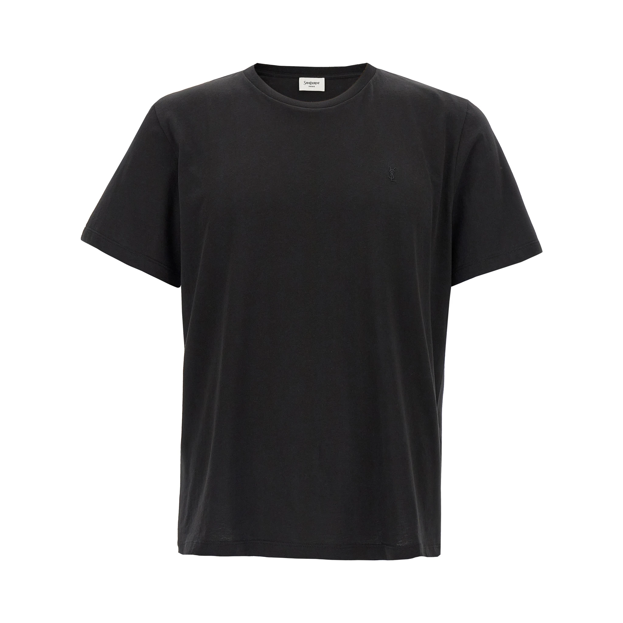 Black Cotton T-Shirt