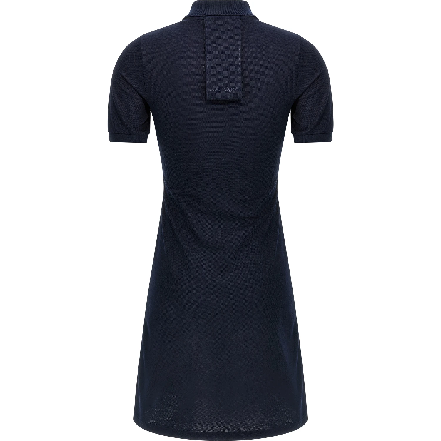 Blue Cotton Short Dress