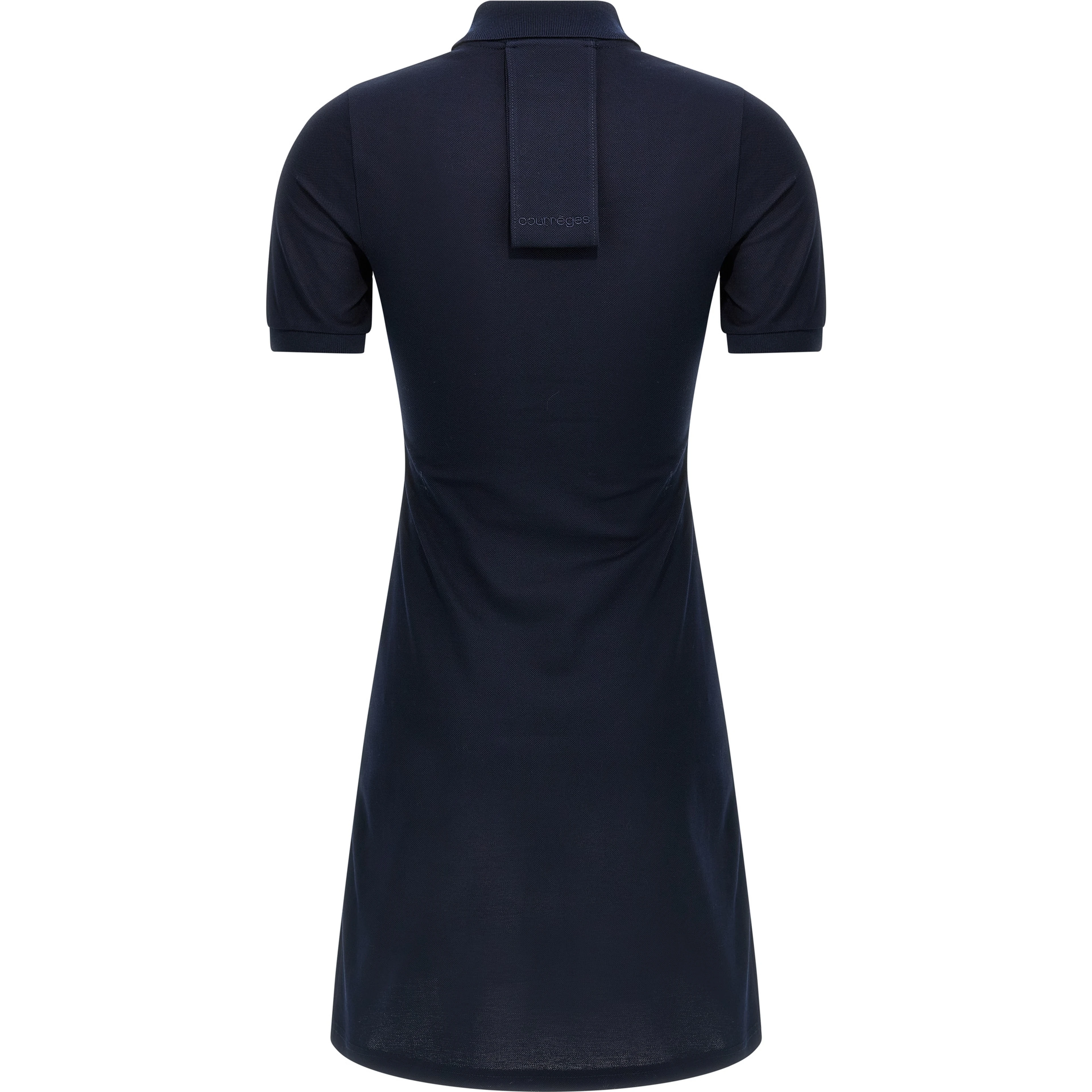 Blue Cotton Short Dress