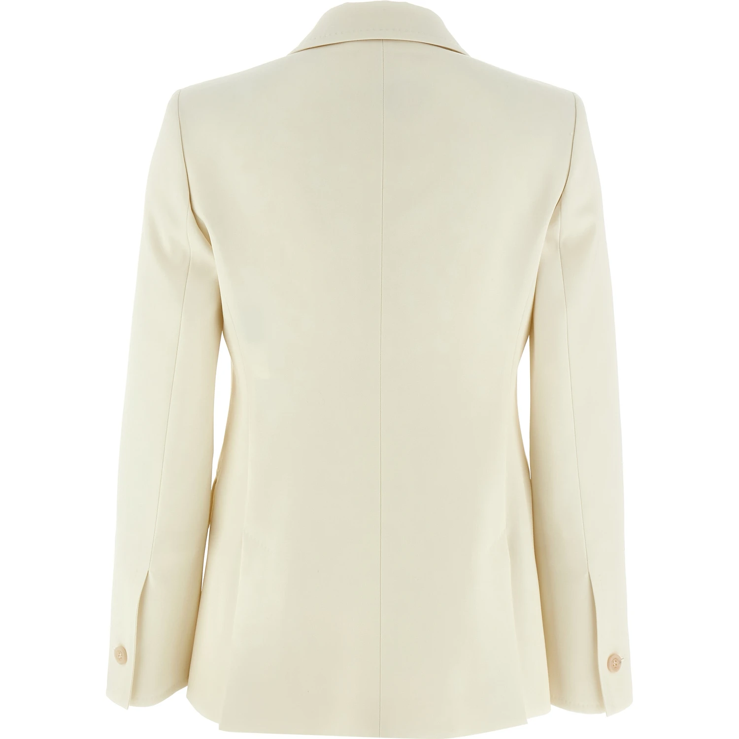 White Virgin Wool Blazer