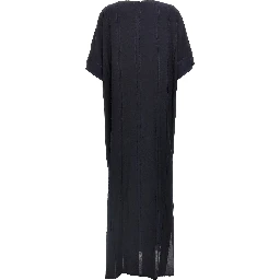 Blue Silk Long Dress