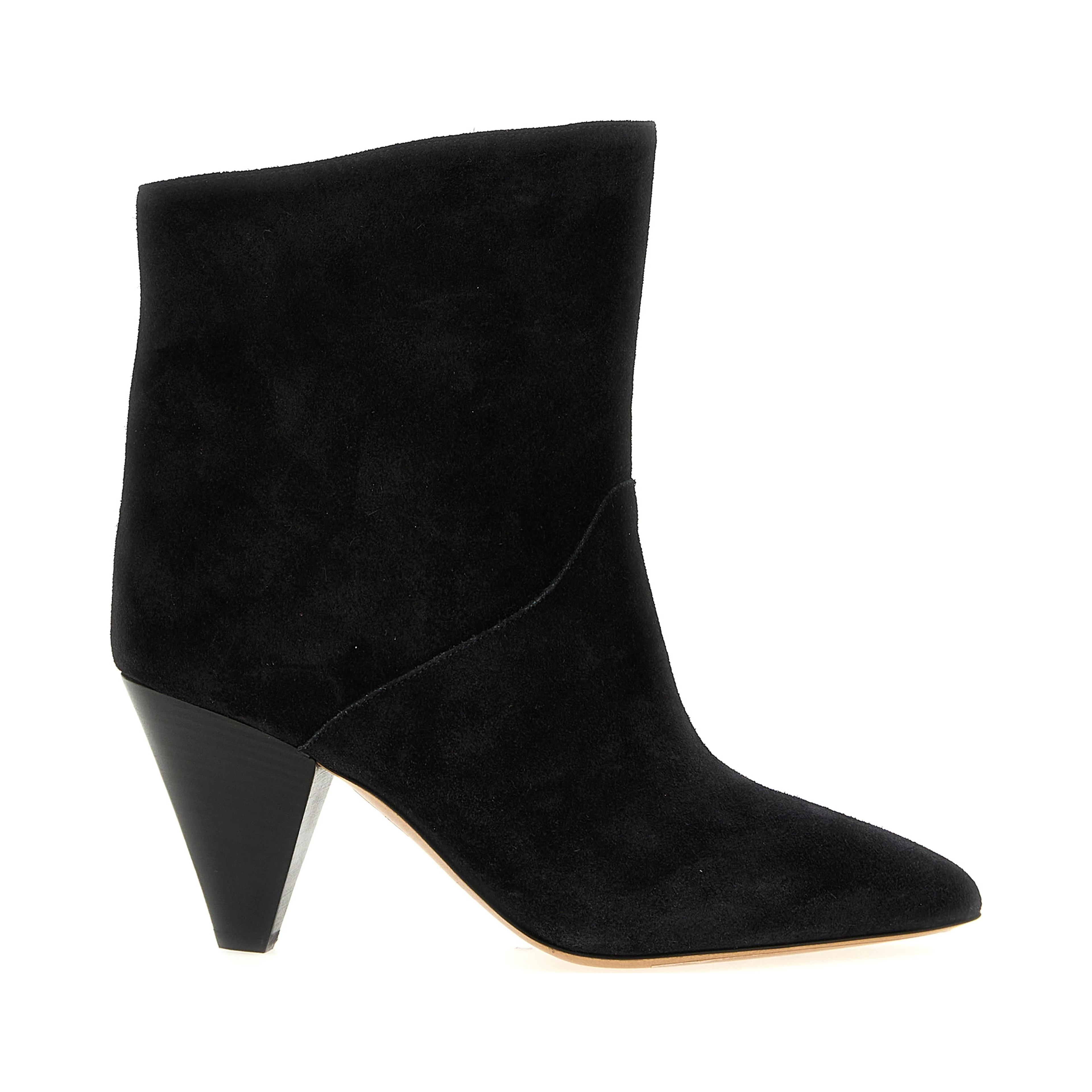 Black Calfskin Ankle Boots
