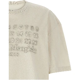 Beige Cotton T-Shirt