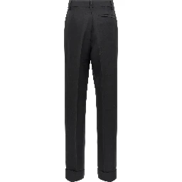 Black Viscose Dress Pants