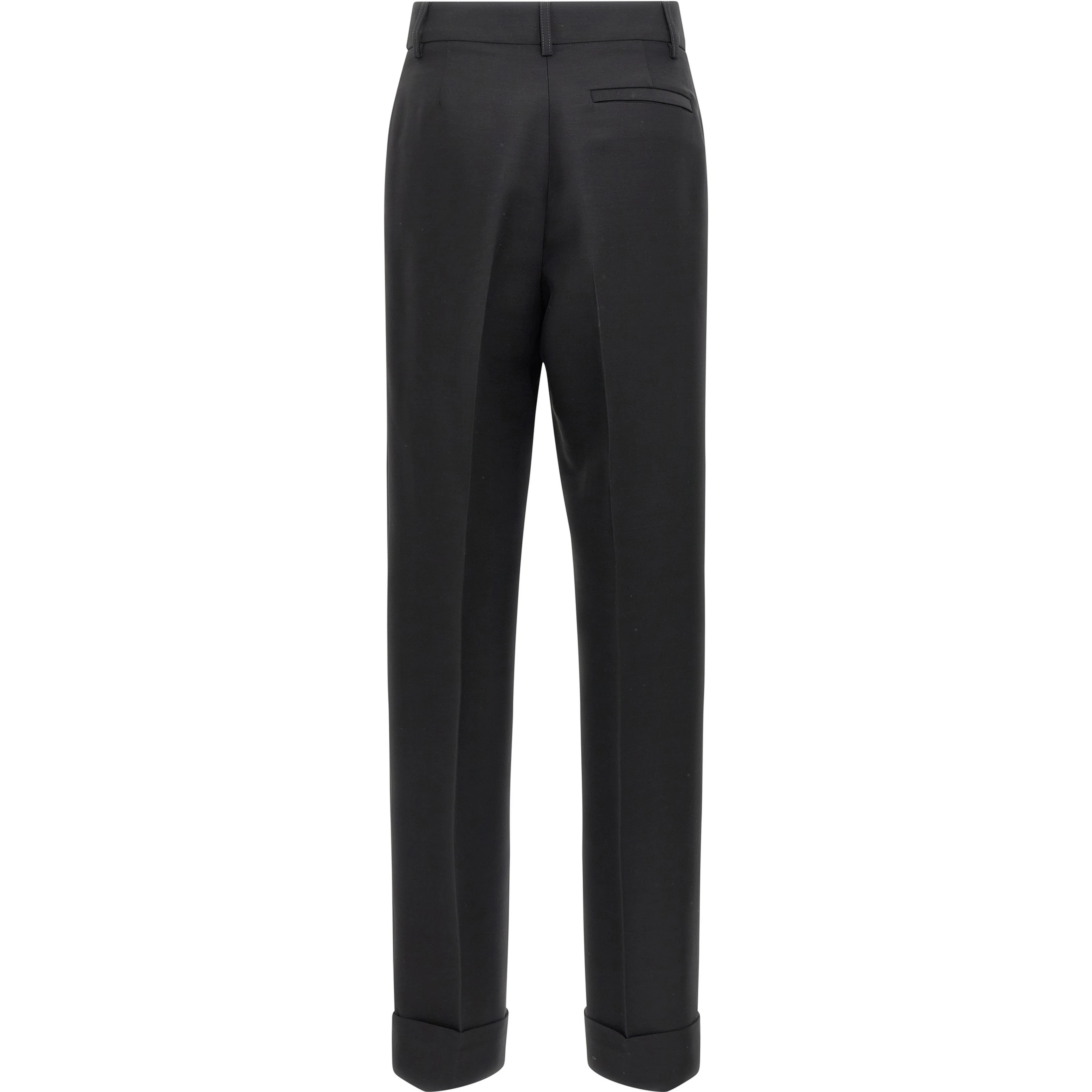 Black Viscose Dress Pants