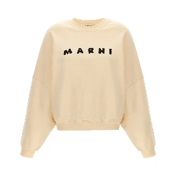 White Cotton Sweatshirt