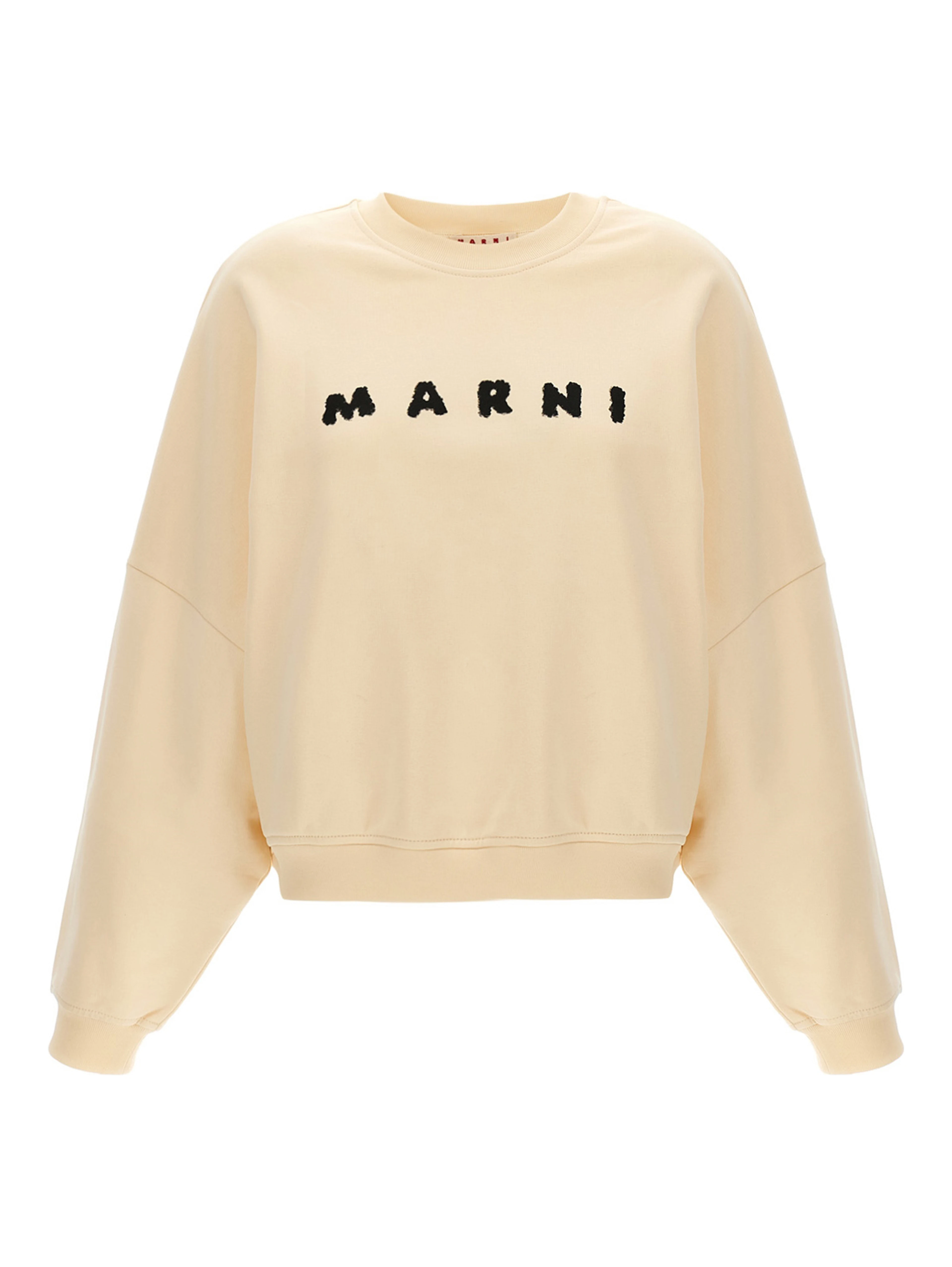 White Cotton Sweatshirt