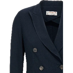 Blue Viscose Blazer