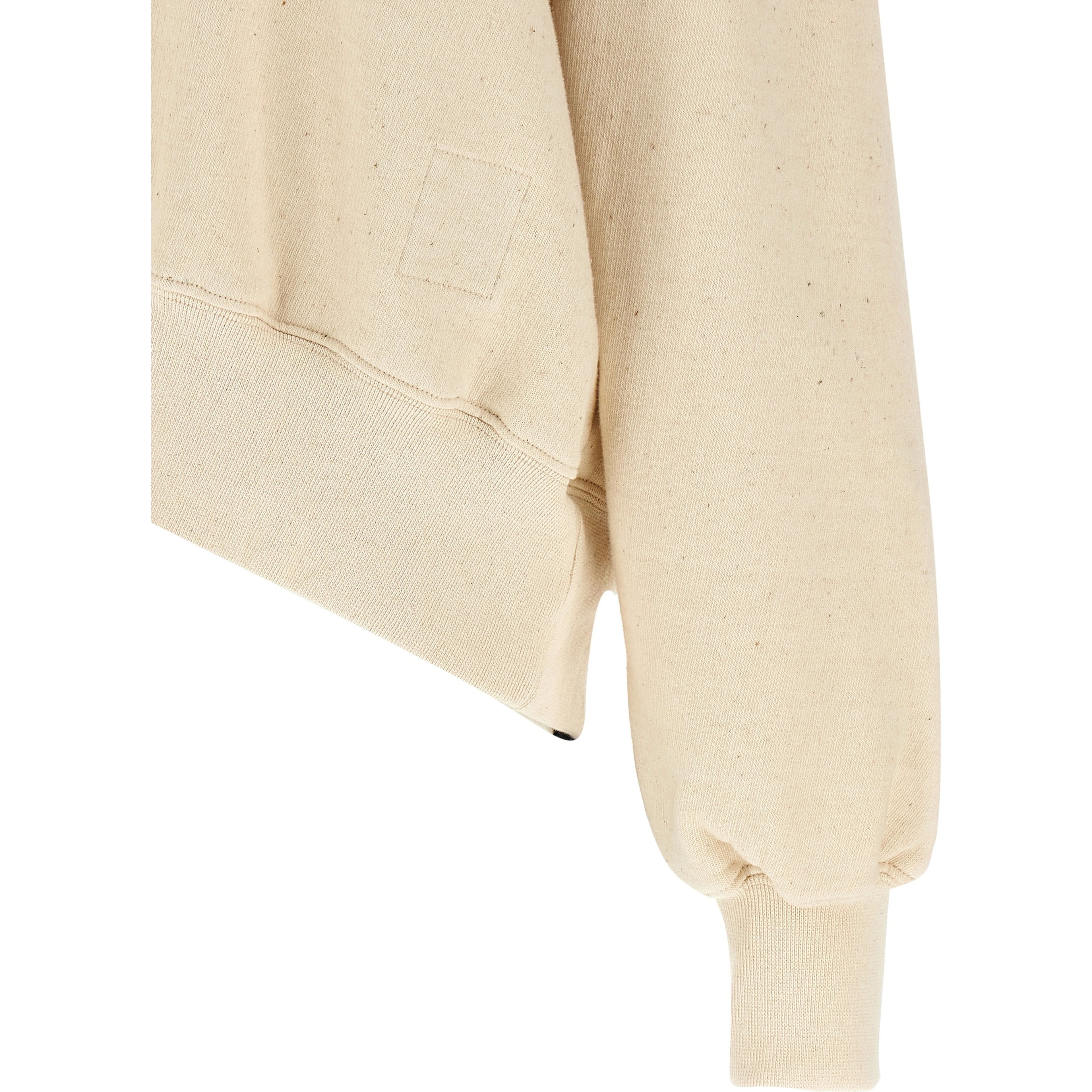 Beige Cotton Sweatshirt