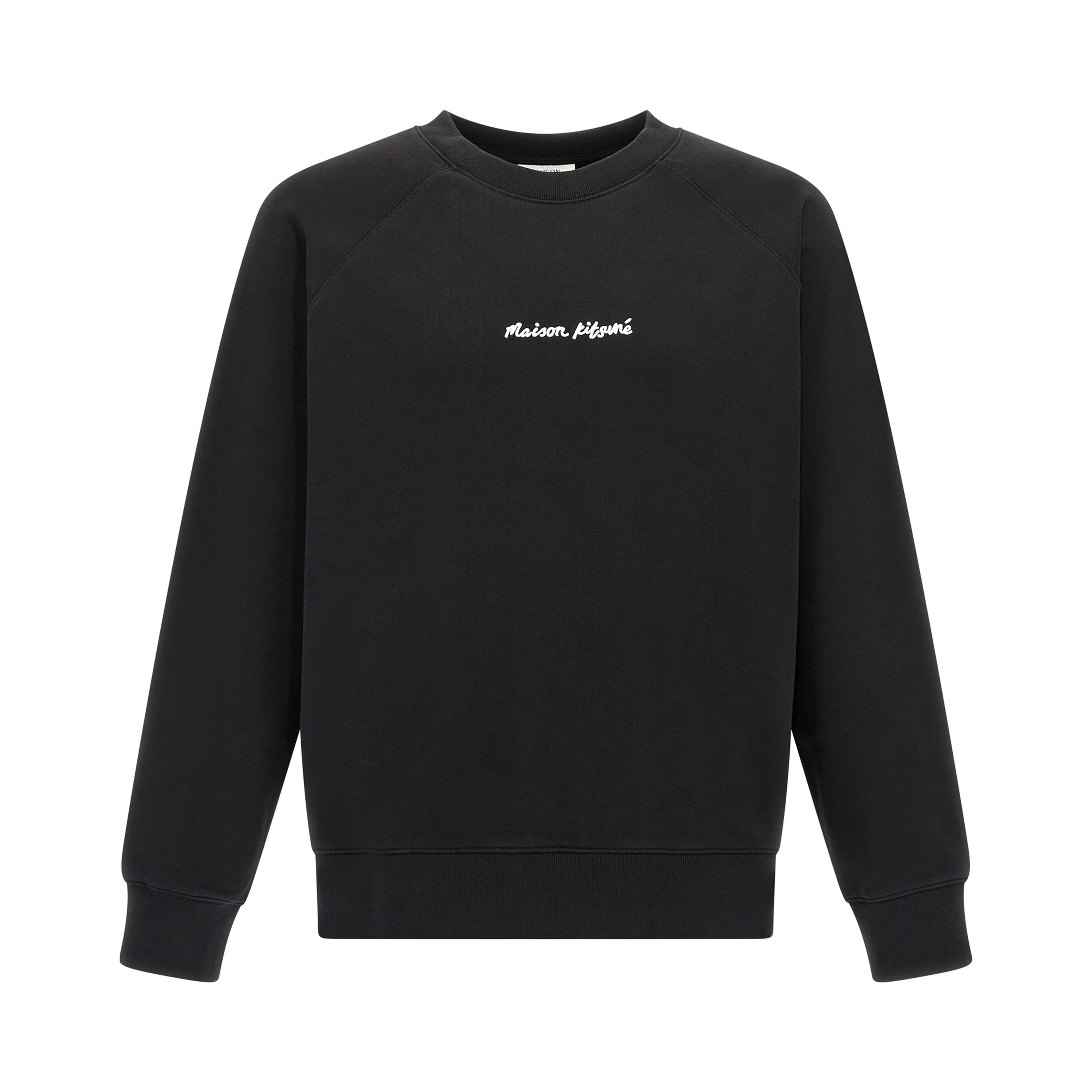 Black Cotton Sweatshirt