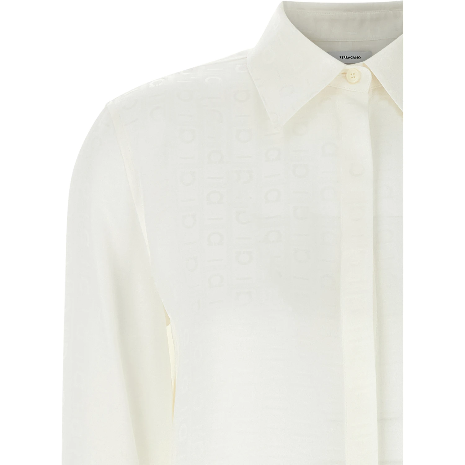 White Silk Blouse