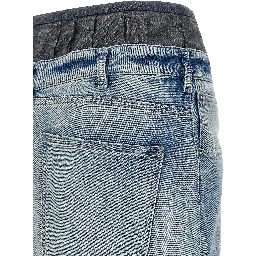 Multicolor Cotton Mini Skirt