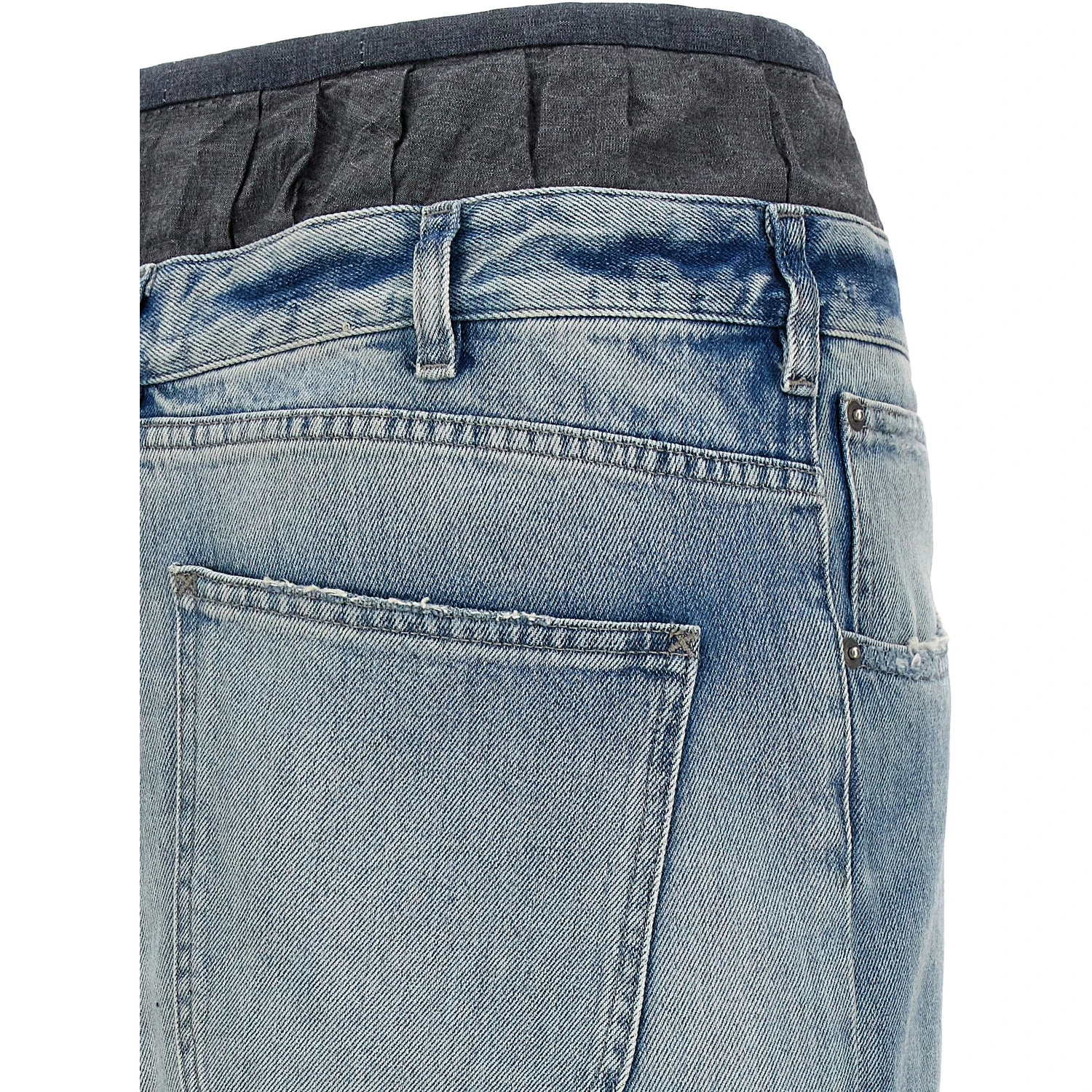 Multicolor Cotton Mini Skirt