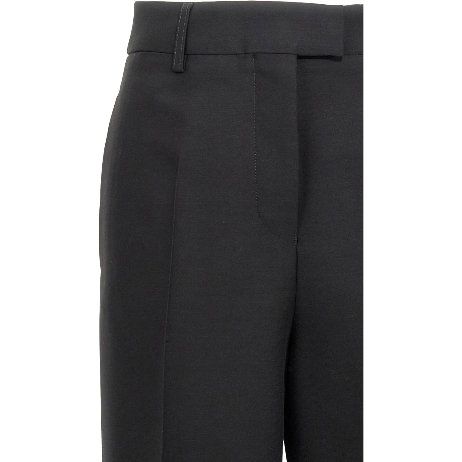 Black Viscose Dress Pants