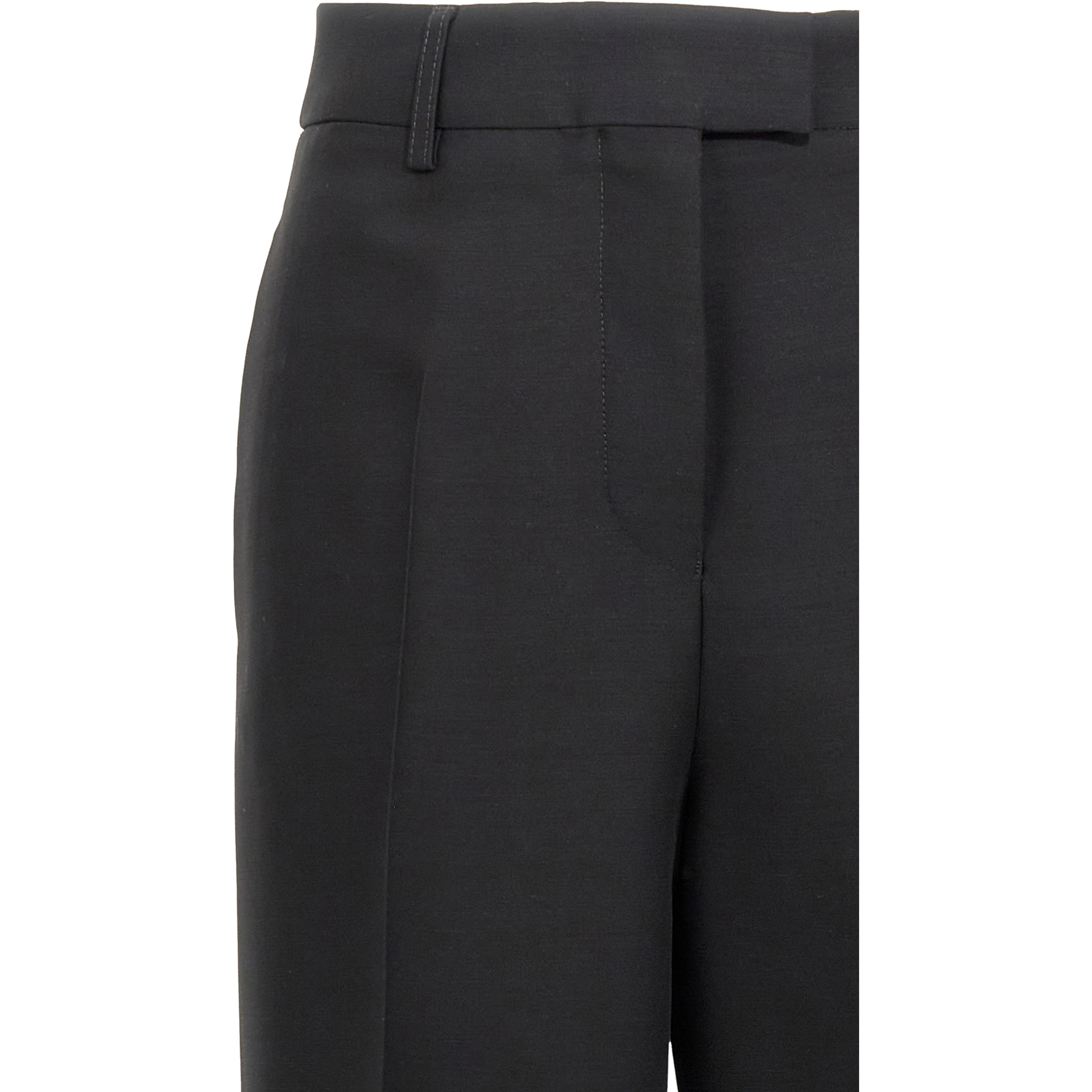 Black Viscose Dress Pants