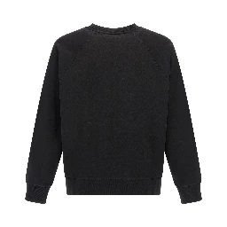 Black Cotton Sweatshirt