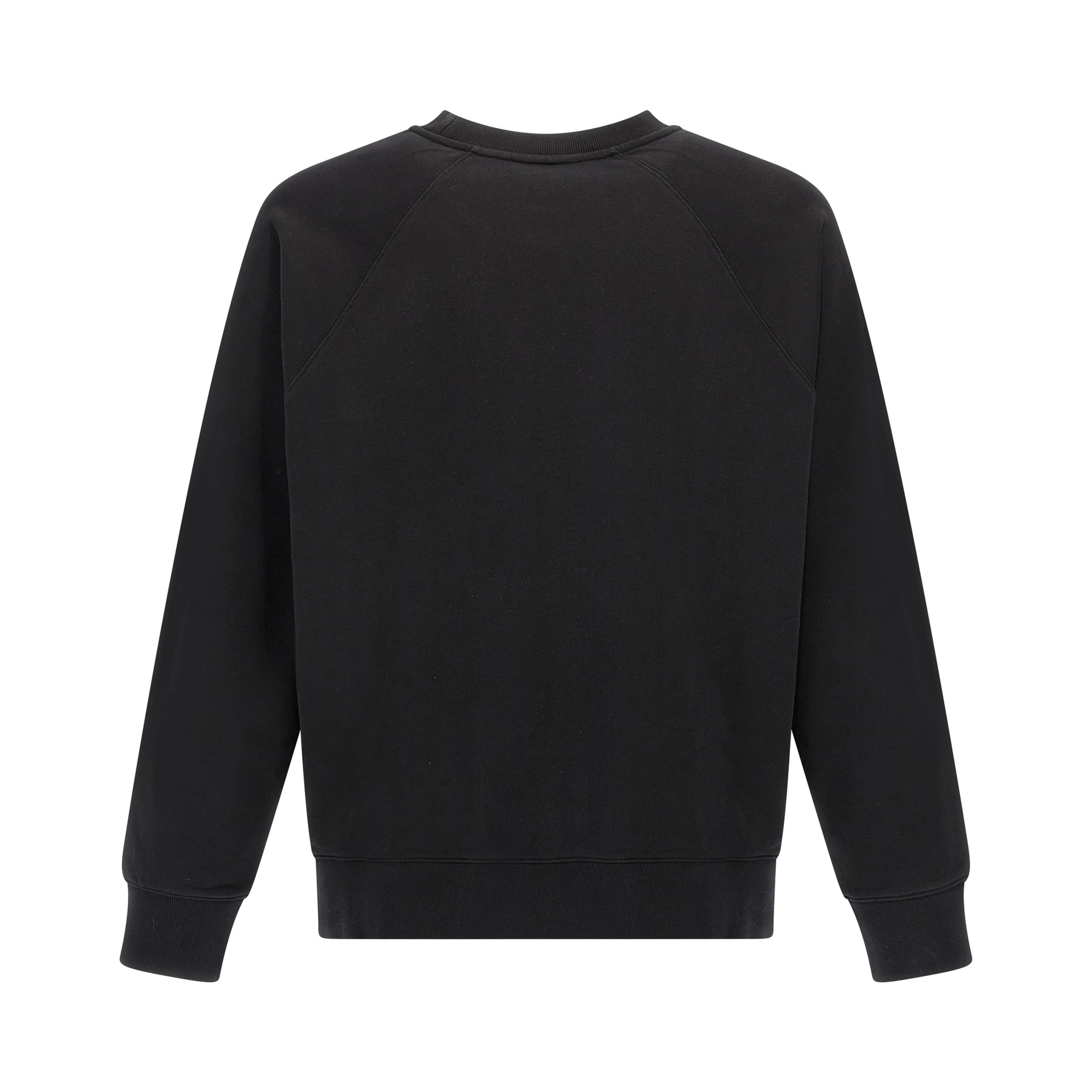 Black Cotton Sweatshirt