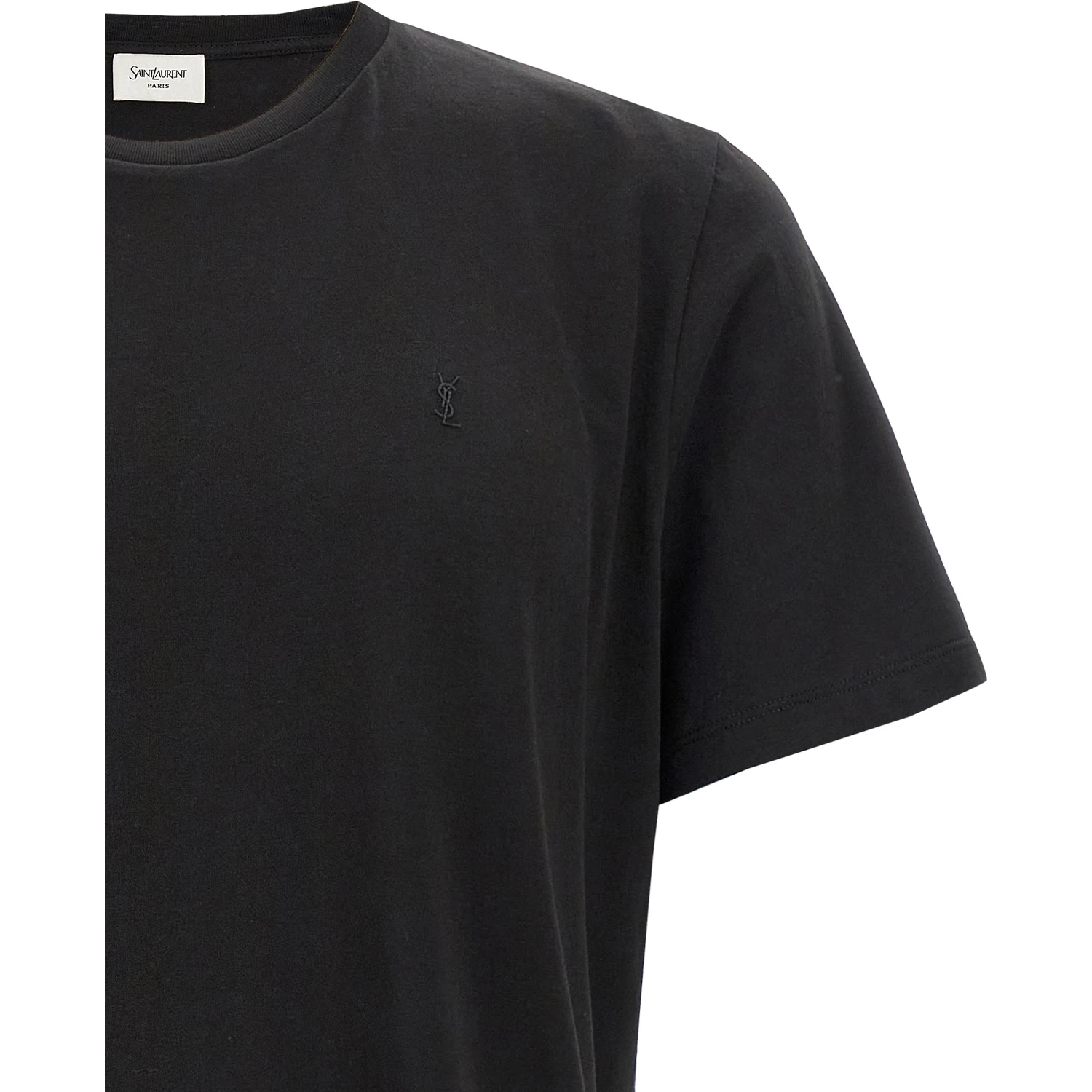 Black Cotton T-Shirt