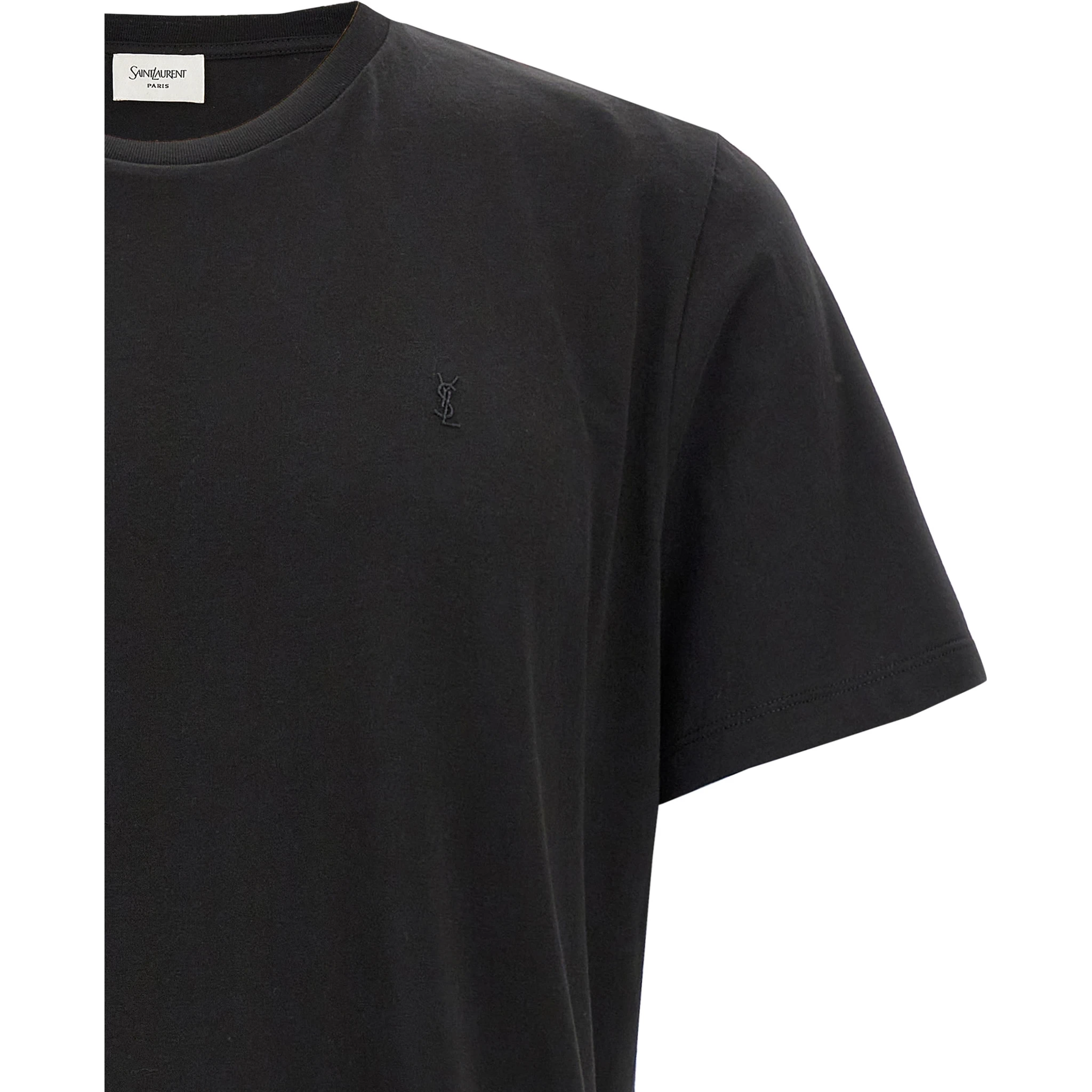 Black Cotton T-Shirt