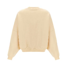 White Cotton Sweatshirt