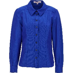 Blue Cotton Blouse