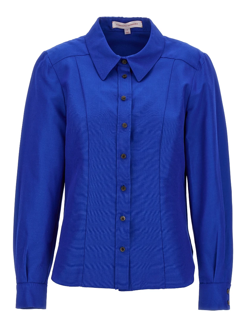 Blue Cotton Blouse