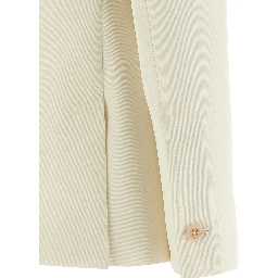 White Virgin Wool Blazer