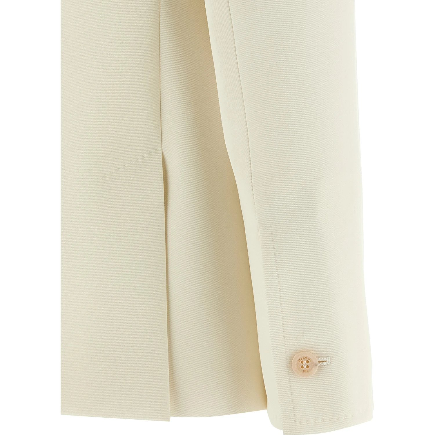 White Virgin Wool Blazer
