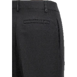 Black Viscose Dress Pants