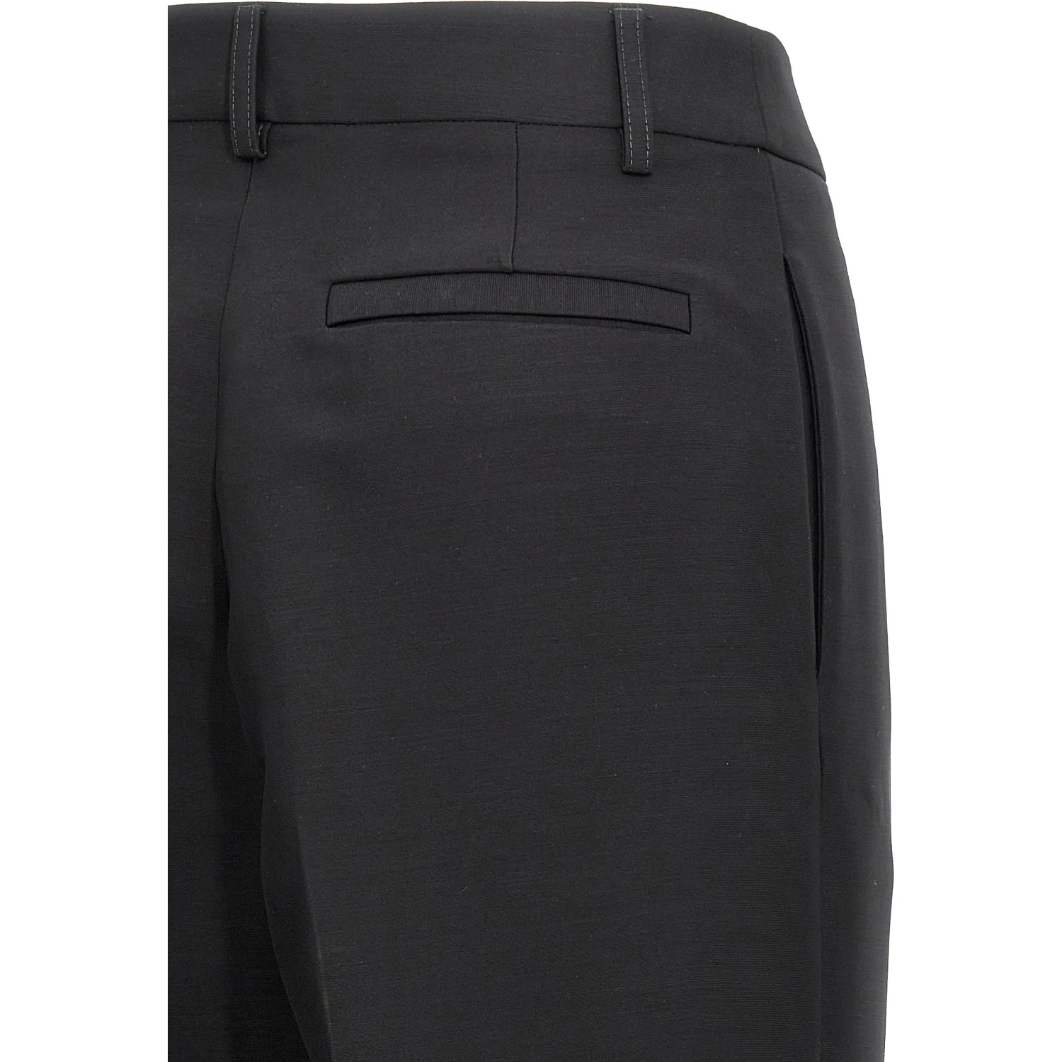 Black Viscose Dress Pants