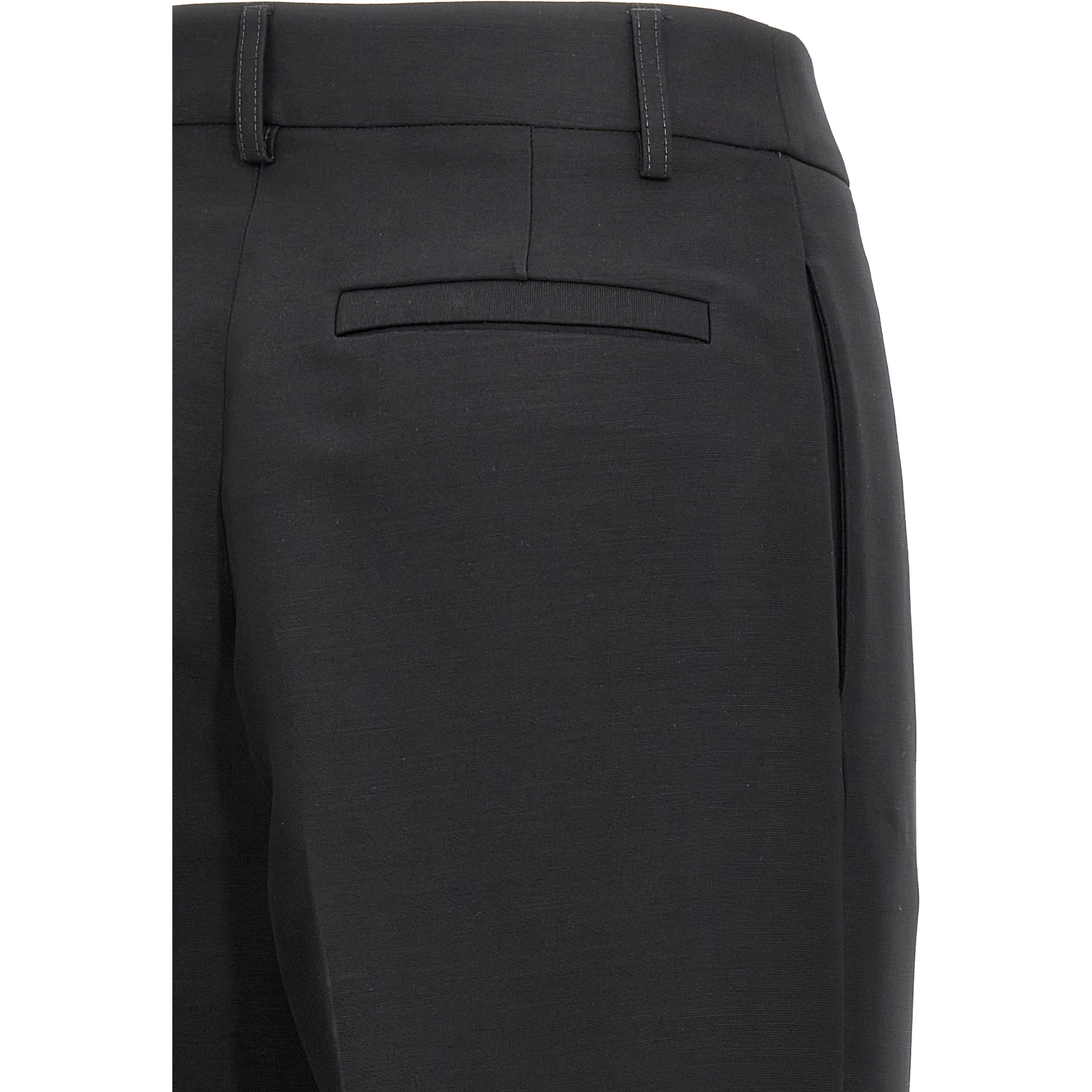 Black Viscose Dress Pants