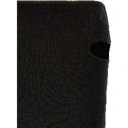 Black Viscose Long Skirt