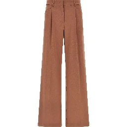 Multicolor Polyester Dress Pants