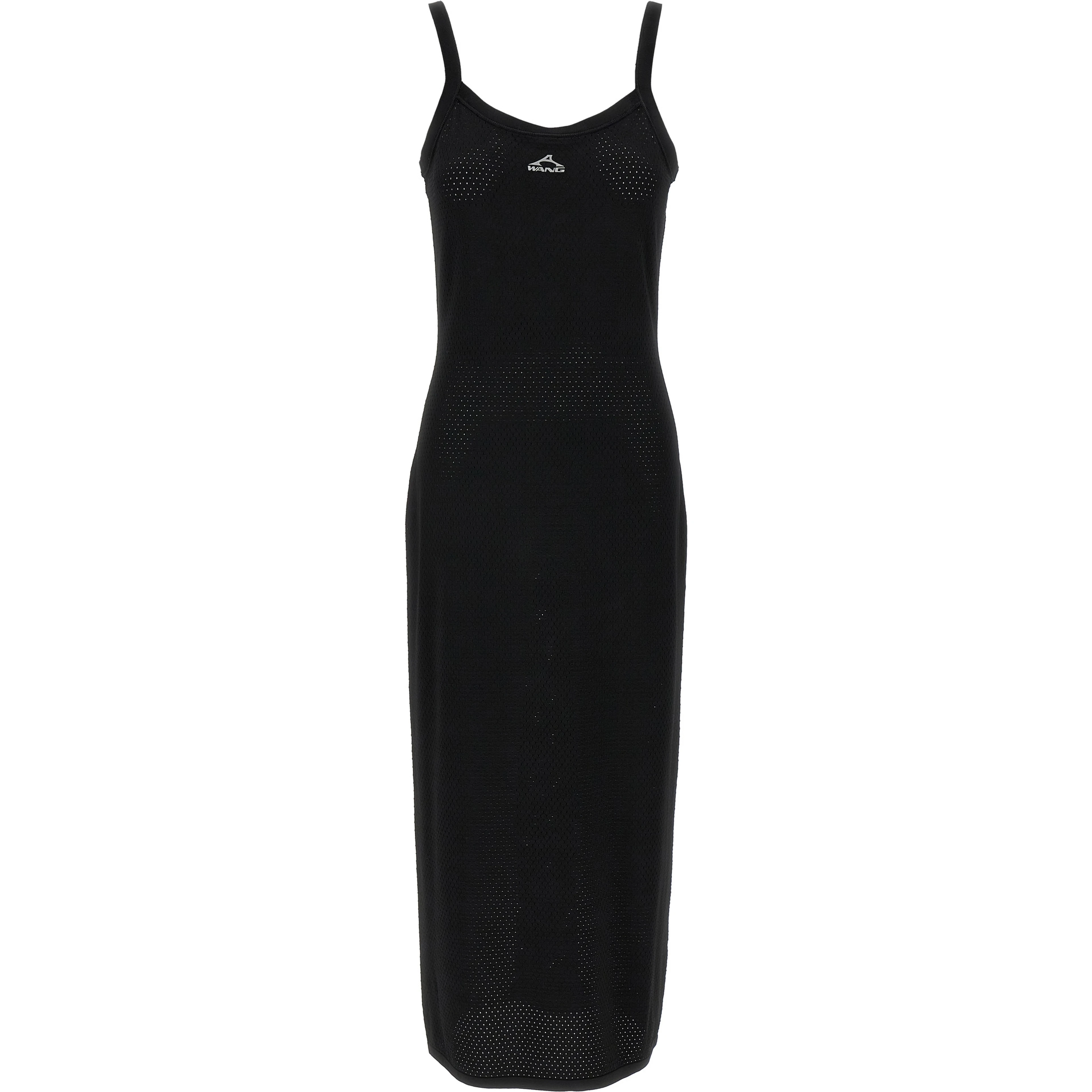 Black Viscose Midi Dress