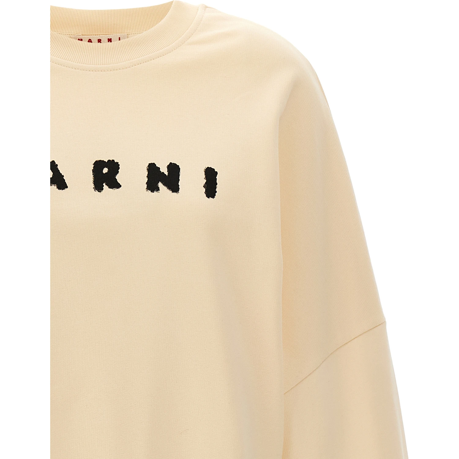 White Cotton Sweatshirt