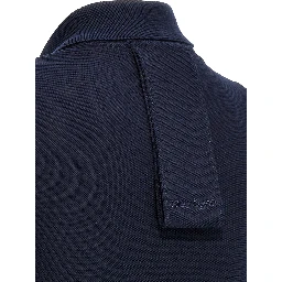 Blue Cotton Short Dress